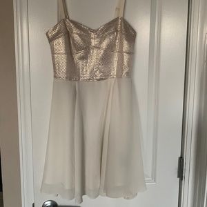 Express Women's Cream Dress